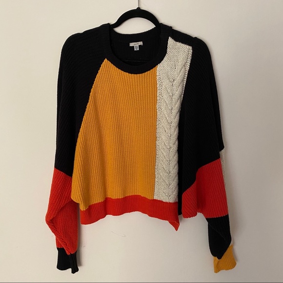 Ecoté Color Block Sweater - Picture 3 of 15